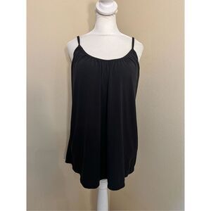 32 Degrees Cool Black Camisole With Built In Bra Medium